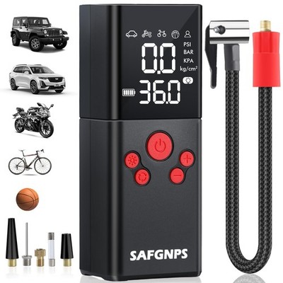Inflator Portable Air Compressor 150PSI Cordless Tire for Car, 3X Fast Smart