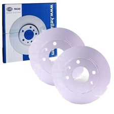 2x HELLA PAGID BREMSSCHEIBEN Ø247mm HINTEN VORNE passend für CITROËN C15 SAXO VI