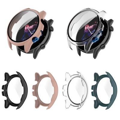 Für Huami Amazfit GTR3 / GTR3 PRO Uhr Schutzhülle PC Glas Full Screen Protector