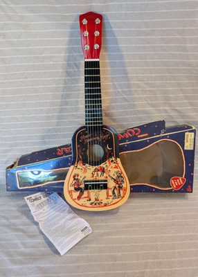SCHYLLING 6 String 21'' inch Cowboy Guitar Home On The Range Western Theme 2017