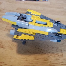 lego star wars anakin's jedi starfighter 7669 With Manual, Incomplete 