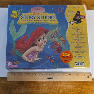 Disney Ariel's Story Studio Early Learning CD-ROM for Windows/Mac, Ages 6-10