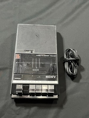 Sony TCM-828 Handheld Cassette-Corder Portable Cassette recorder(see description