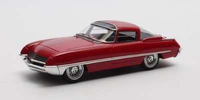 MATRIX SCALE MODELS - 1962 FORD Cougar 406 Concept Car in Metallic Red - 1/4...