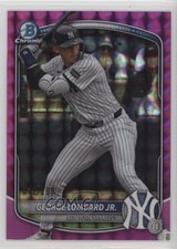 2025 Bowman Chrome Prospects Fuchsia Geometric Refractor George Lombard Jr 03cc