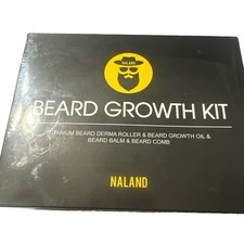 Beard Growth Kit - Derma Roller for Beard Growth, Serum Oil, Wood Comb, Balm MR2