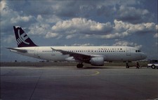 Airbus A320 Paris France vintage postcard s881