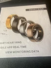 Healthy Smart Ring Black Stainless Steel Tracker HR Sleep Steps
