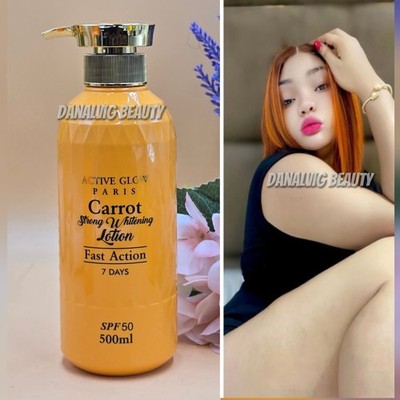 Active Glow Paris CarrotExtreme Whitening Lotion 500ml Spf 50