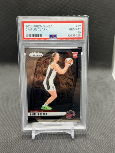 2024 Panini Prizm CAITLIN CLARK RC/ROOKIE FEVER #22 PSA 10 GEM MINT