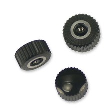 Black steel watch crowns waterproof replacement Various crown sizes watchmakers