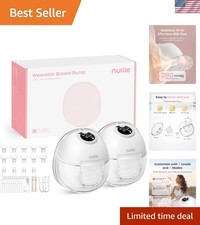 Hands-Free Electric Breast Pump - Wearable, Leak-Proof Design  Quiet Operation