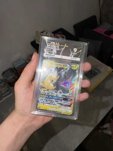 Pokémon Pikachu & Zekrom GX TCG Card 041/173 Tag Team GX All Stars Ace 9