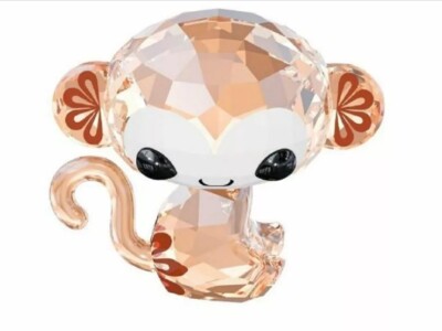 SWAROVSKI CRYSTAL ZODIAC - KIKI THE MONKEY RARE in ORIGINAL BOX