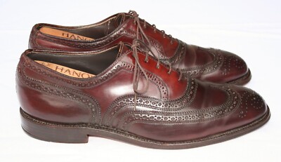 Vintage Johnston & Murphy Aristocraft Sz 9.5 D Shell Cordovan