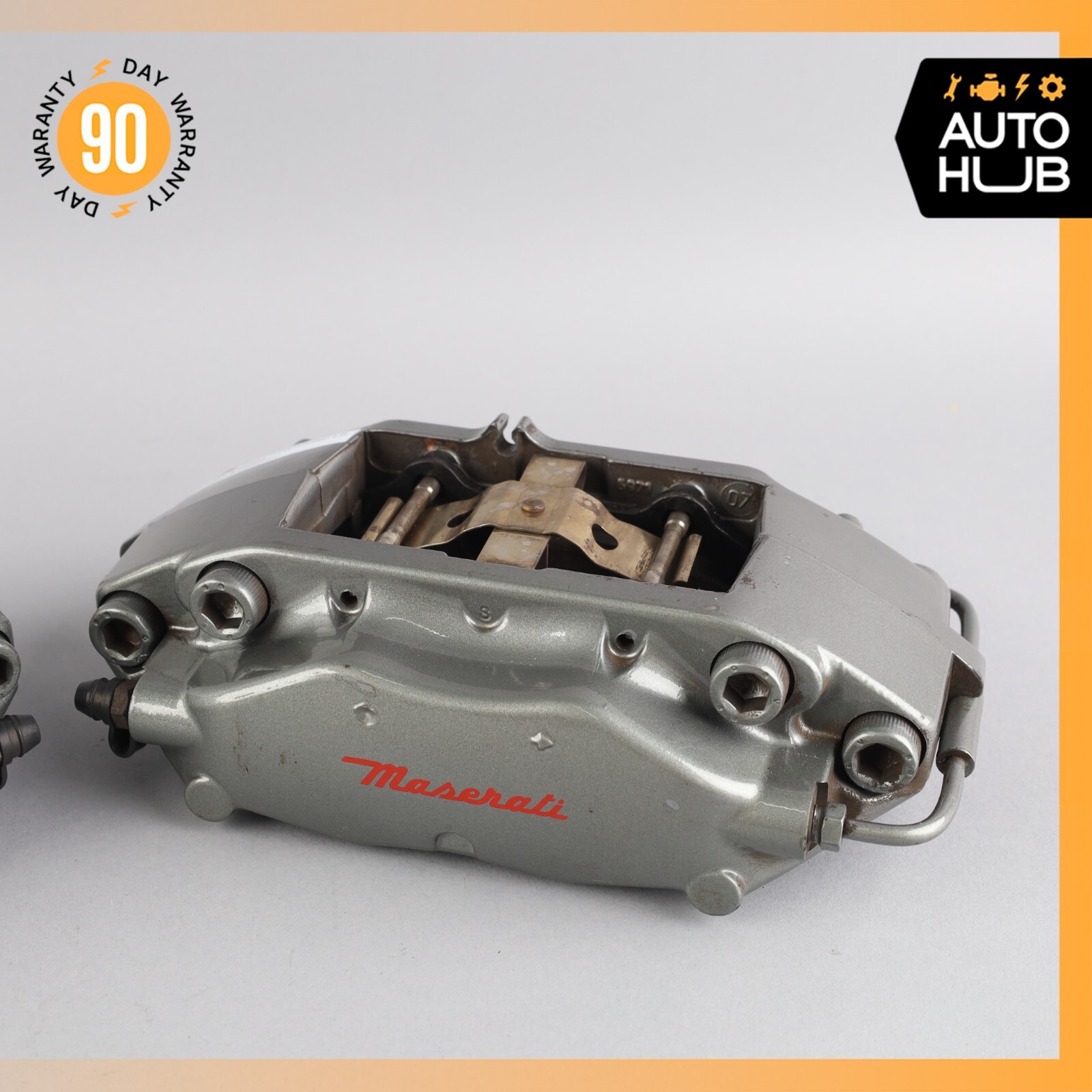 07-18 Maserati Granturismo Rear Left & Right Brake Caliper Calipers Set OEM