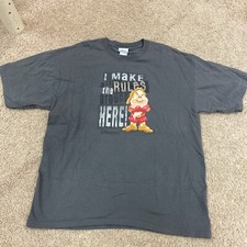 Vintage Grumpy T-shirt XL Disney Disneyland Resort Snow White 90s- Nice 