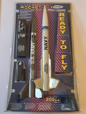 Vintage Estes Space Flying Model Rocket Command 1999