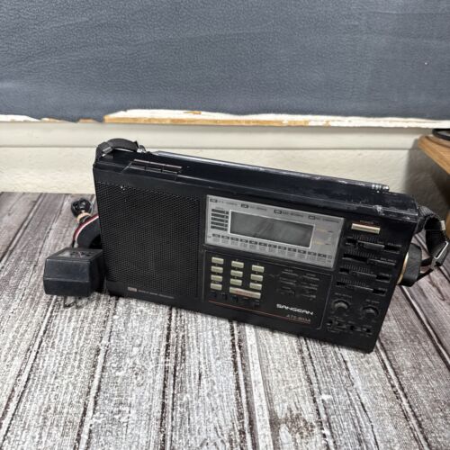 Vintage SANGEAN ATS-803A AM/FM/LW/SW/SSB Radio Receiver w/ Strap, Tested