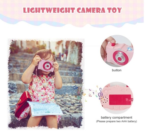 LOSLANDIFEN Pretend Beauty Set für Mädchen - 11-teilig Rosa Prinzessin Friseursalon Spielzeug für - Bild 3 von 7