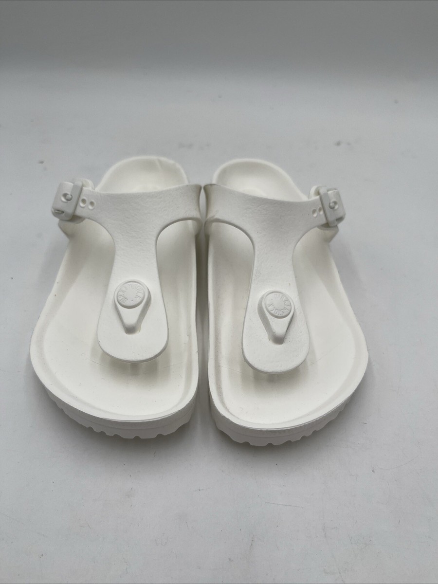 ⭐️ Sa ⭐️ Birkenstock Gizeh EVA White Size 33N | eBay