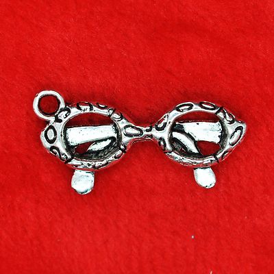 6 x Tibetisches Silber (Sonne) Gläser NÄHEN Harry Potter Charm Anhänger Fundstücke Perle