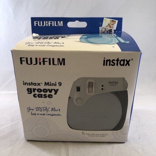FUJI Instax Mini 9 Camera Case Groovy Case Smokey White Gray - Picture 6 of 11