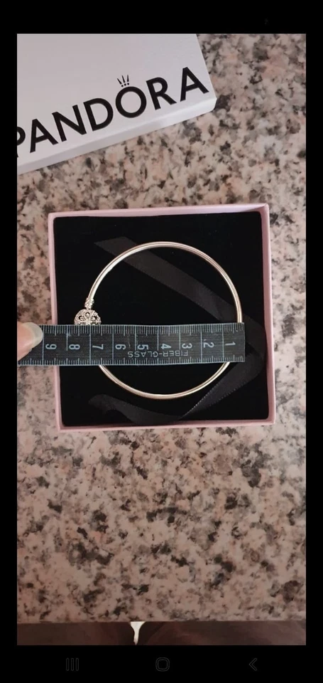 Bracciale Pandora Rigido Argento Nuovo Classico - Immagine 4 di 4