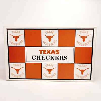 1994 Collegiate Texas Longhorn Checkers Set Board Game | eBay