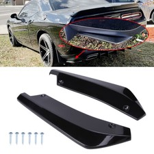 For Dodge Challenger Charger Sport Racing Rear Bumper Diffuser Canard Body Kit