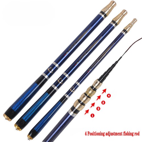 4.5M-6.3M Adjustable Positioning Fishing Rod Telescopic Ultra-Short Carbon Rod