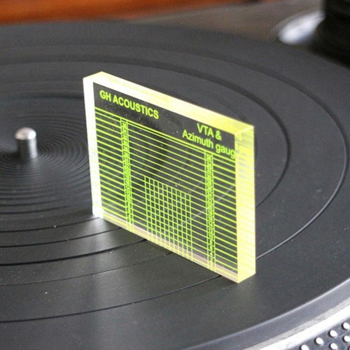 Vinyl Record Player Measuring Phono Tonearm VTA/Cartridge Azimuth Ruler 2024 NEW - Picture 8 of 12