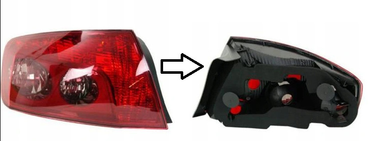 Feu arrière gauche Peugeot 407 2004 2005 2006 2007 2008 2009 2010 bloc optique arrière 6350GC