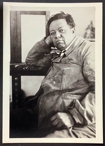Diego Rivera Mexican Painter Artist Vintage Continental Postcard Unposted