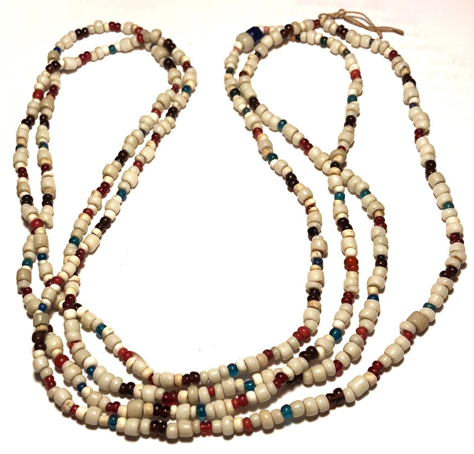 60inch 1800s Columbia River Native American Fur Trade Glass Seed Bead