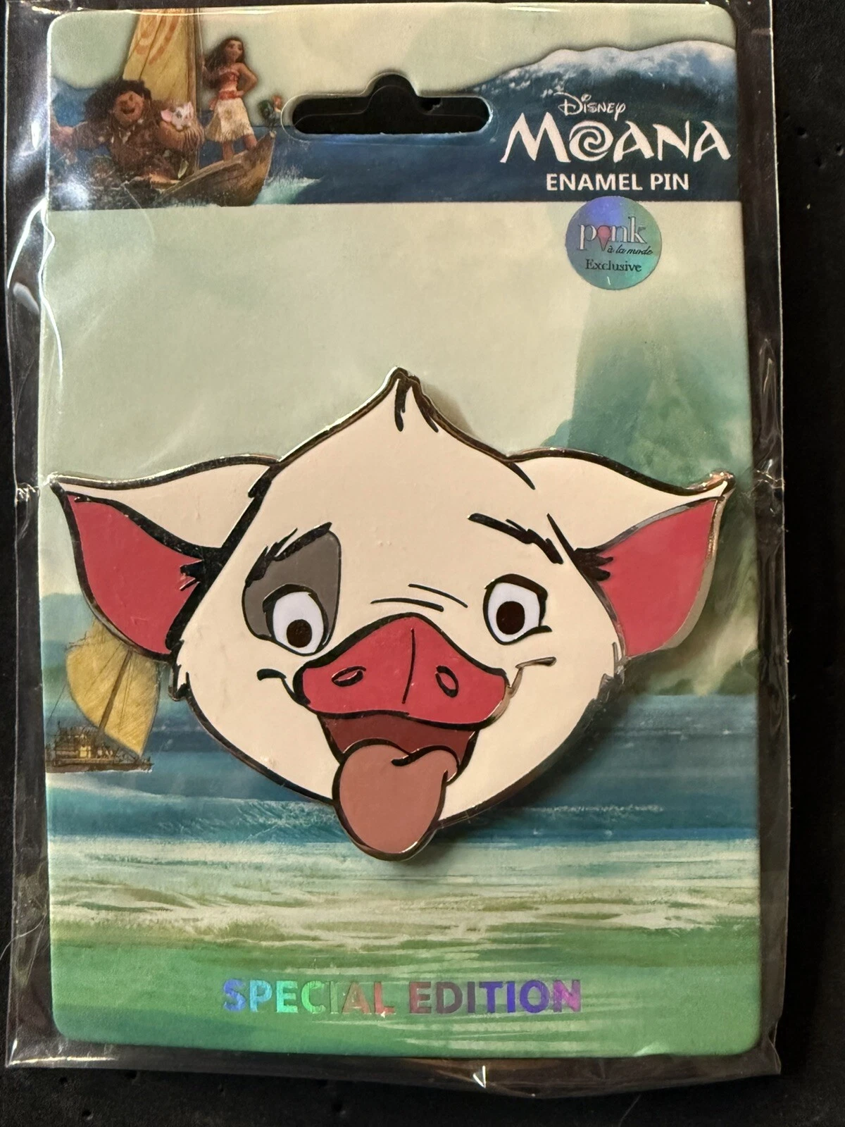 Disney Pua Moana Expressions Pin Palm Pink A La Mode Exclusive Face 2