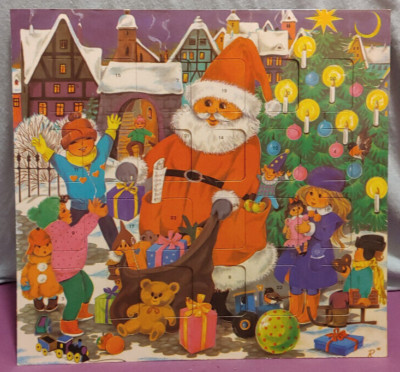 DDR ADVENTS KALENDER WEIHNACHTEN 80er Jahre  befüllbar unbenutzt - VINTAGE