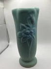 Van Briggle Columbine Flower Turquoise Pottery Vase