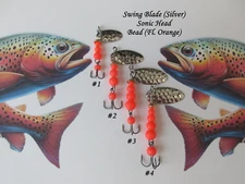 Trout Bass Spinner Lure - "Pick Spinner Lure Length & Quan."