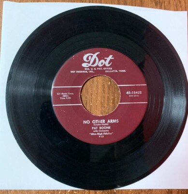 Vintage Pat Boone 45 RPM 7'' Records Each Sold Separately