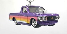 Christmas Ornament for 1972 Chevy Luv Pickup Truck Purple
