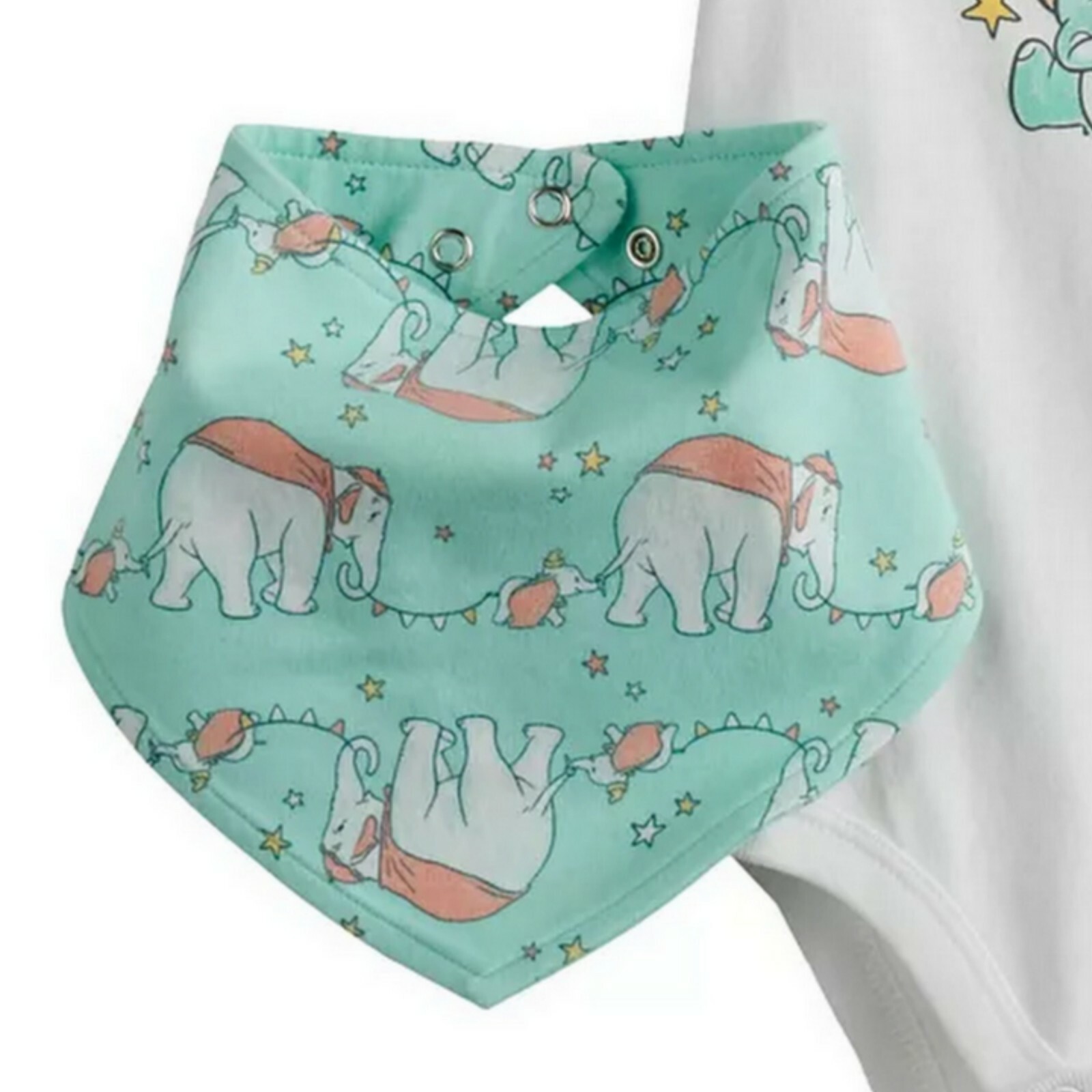 Disney's Dumbo Baby Bodysuit, Pants & Bib 3pcs Set by Jumping Beans Size 12mons