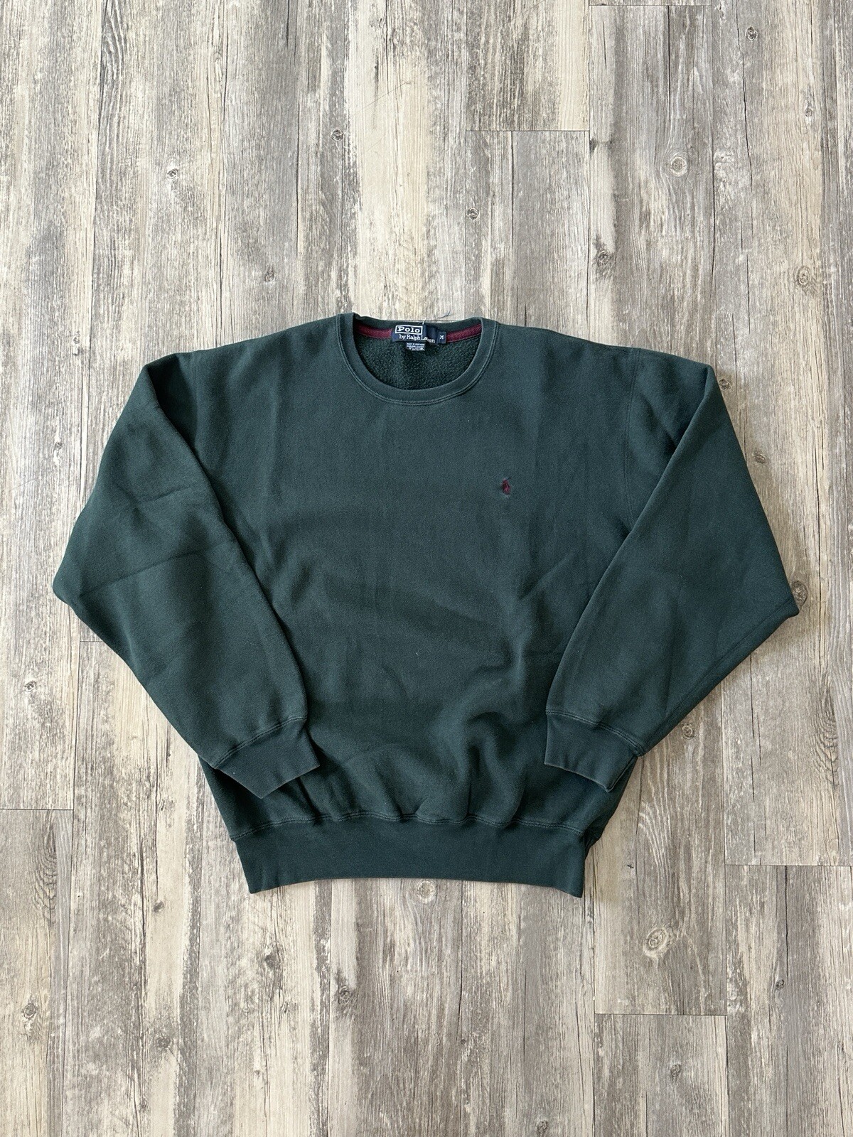 Polo Ralph Lauren vintage piccola pony felpa girocollo taglia media