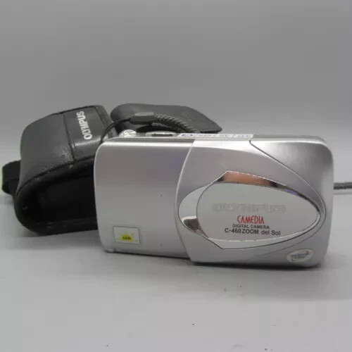 Olympus Digital Camera Camedia C-460 Zoom Del Sol 4.0MP Silver Tested - Picture 1 of 1