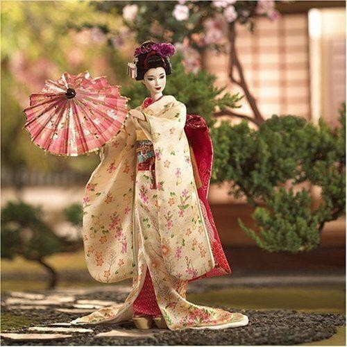 結婚式 和装バービー Handmade Wedding Kimono Dolls Barbie - Maiko - Gold Label Edition MATTEL JAPAN Kimono | eBay