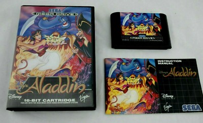 ALADDIN für SEGA MEGA DRIVE SELTEN & SCHWER ZU FINDEN