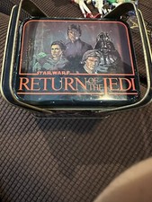 1983, Vintage Star Wars RETURN OF THE JEDI Metal Lunch Box CHEINCO Made in USA