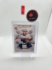 2021-22 UD SP Hockey Rookie Authentics Jersey Relic #123 Anton Lundell