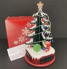 Avon Albero dell'Avvento Rotante Musicale Illumina Decorazione Natalizia Completo FUNZIONANTE