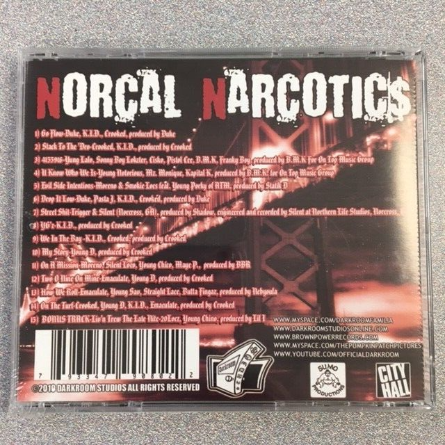 Darkroom Familia's Norcal Narcotics [PA] by DarkRoom Familia (CD